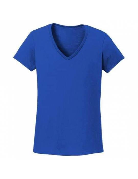 Bluish Short-sleeve pima cotton T-shirt