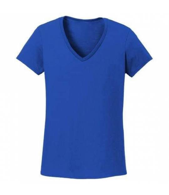 Bluish Short-sleeve pima cotton T-shirt