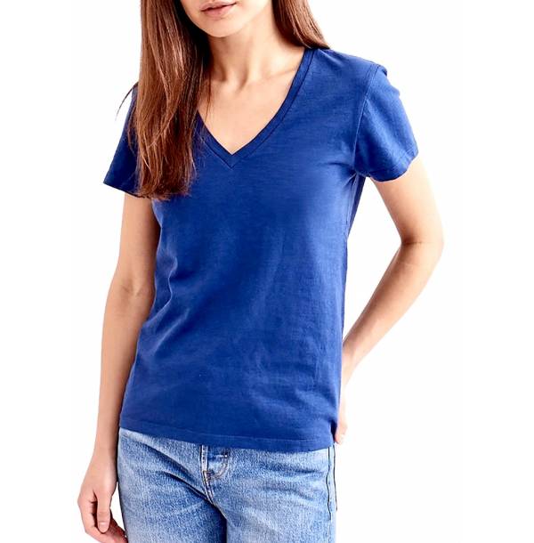 Light blue Womens 100% PIMA cotton Tshirt