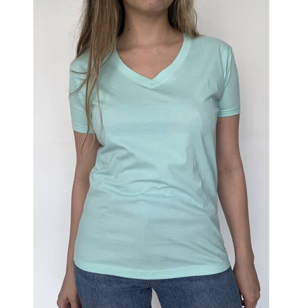 Light blue Womens 100% PIMA cotton Tshirt